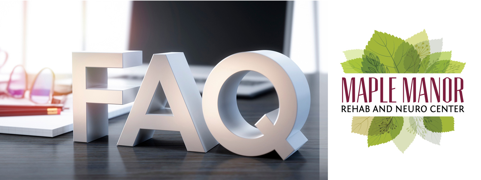 frequently asked questions banner ad